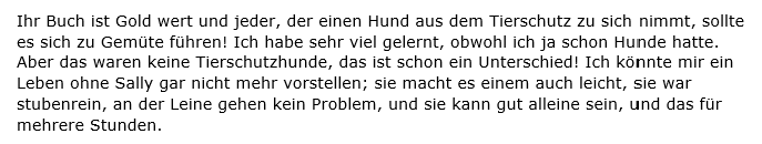 Bewertung Buch Pfotenspuren